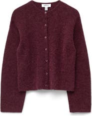 & Other Stories Wool & Alpaca Blend Rib Cardigan