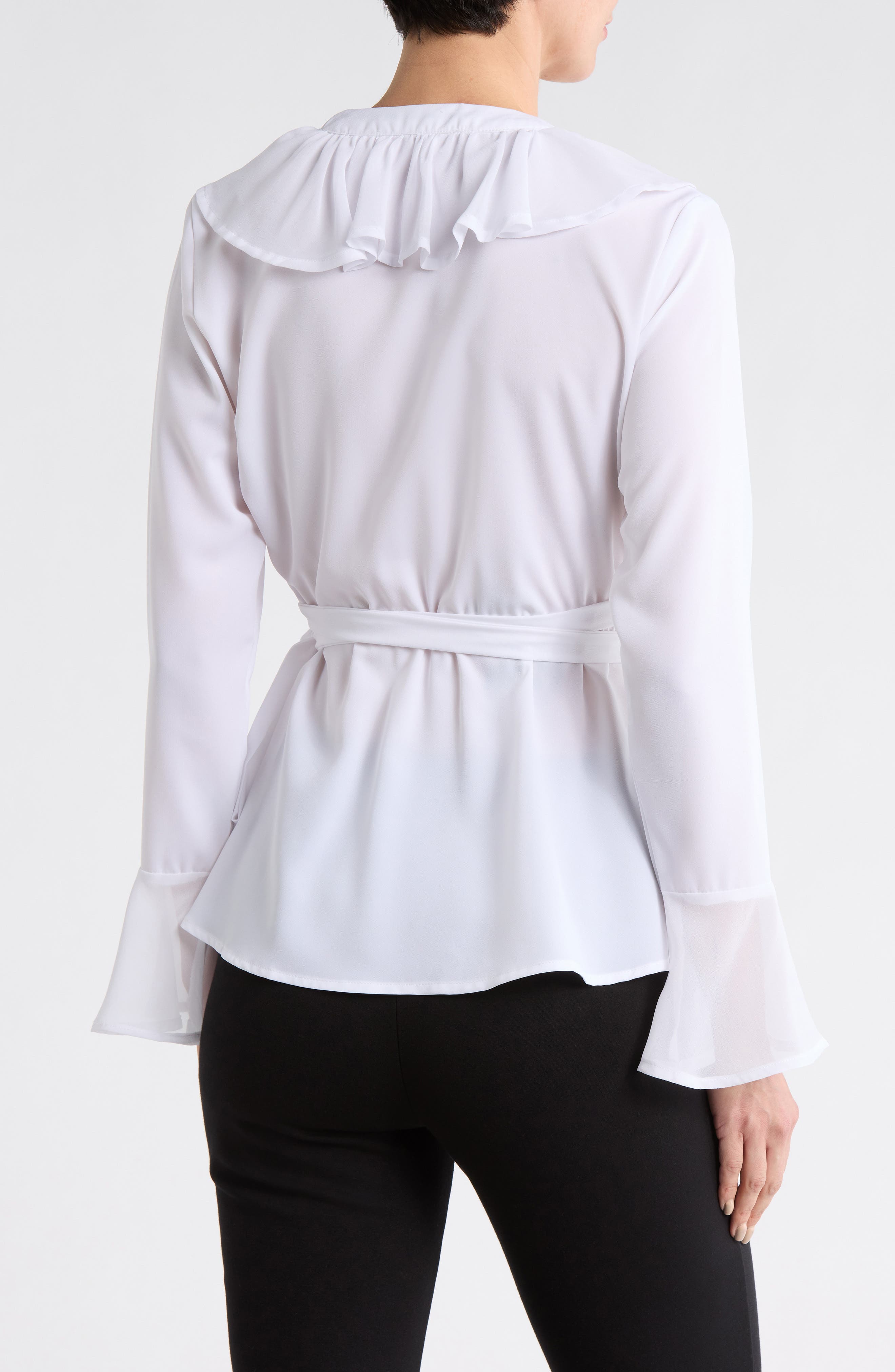 Ruffle Wrap Top - image 4