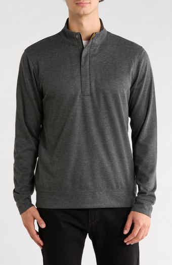 Herringbone Quarter Zip Pullover