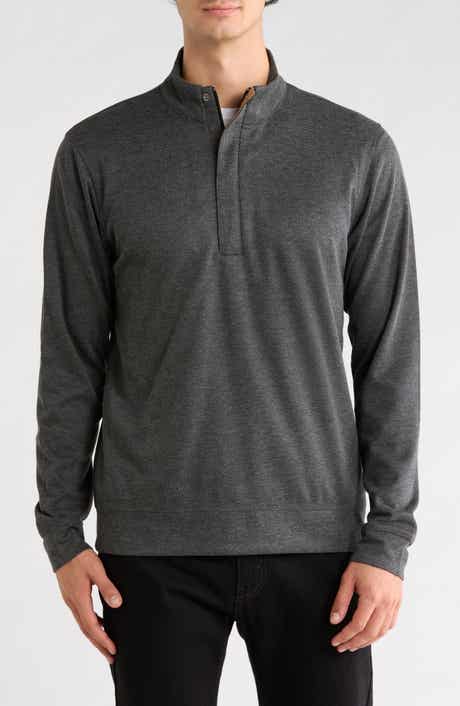 Herringbone Quarter Zip Pullover