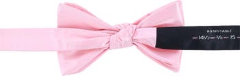 Sutton Solid Color Silk Self-Tie Bow Tie