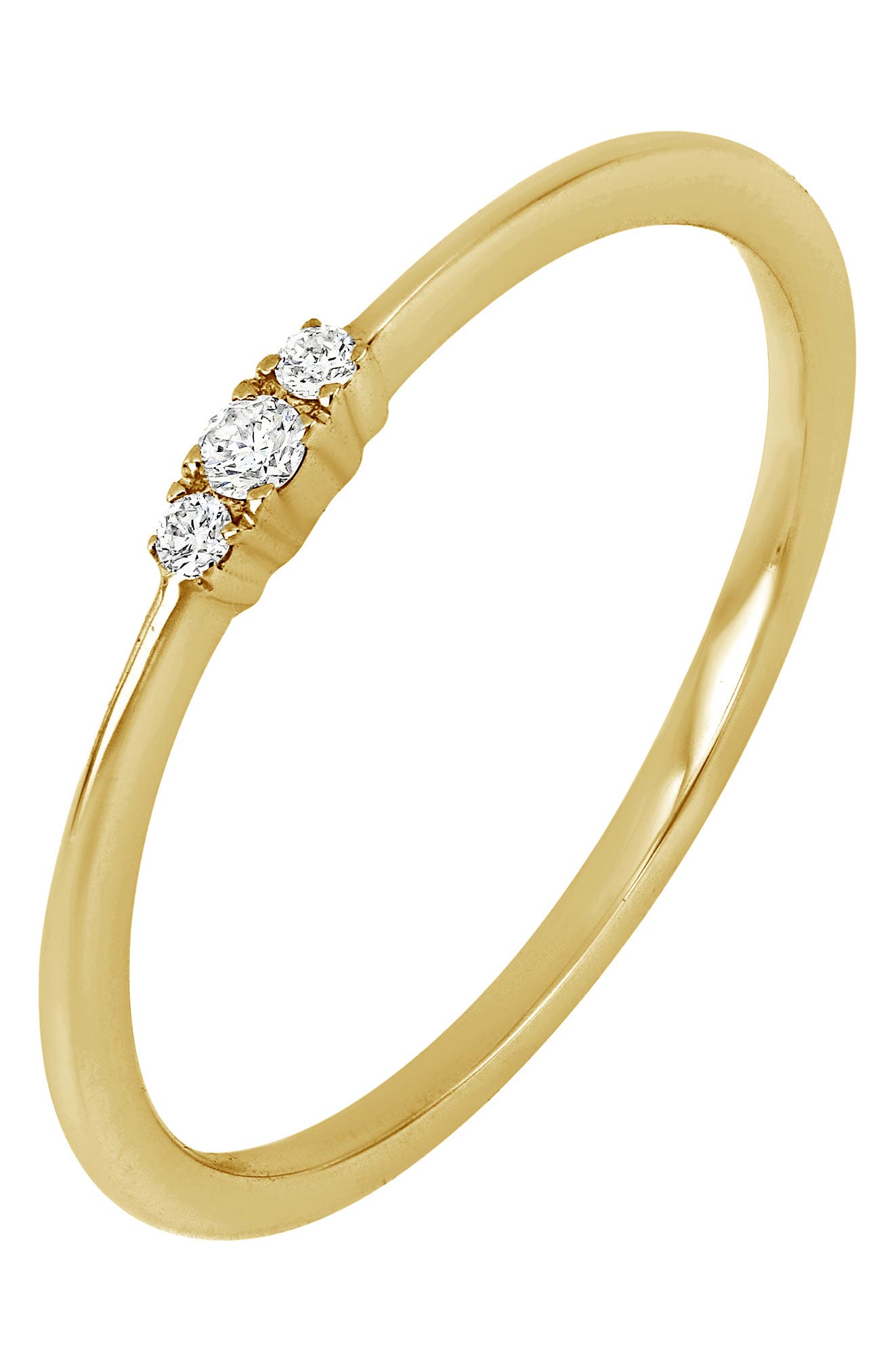 Bony Levy BL Icons 18K Yellow Gold & Diamond Stack Ring - 0.04 ctw ...