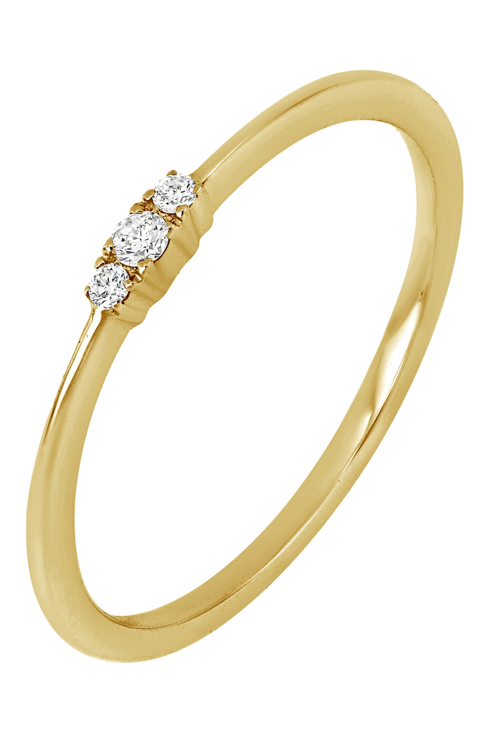 Cost Stack Icon Bony Levy BL Icons 18K Yellow Gold & Diamond Stack Ring - 0.04 ctw ...