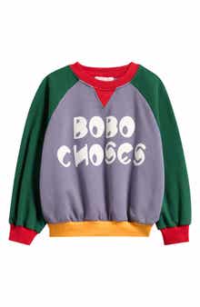 Bobo Choses Colorblock Organic Cotton Sweatshirt