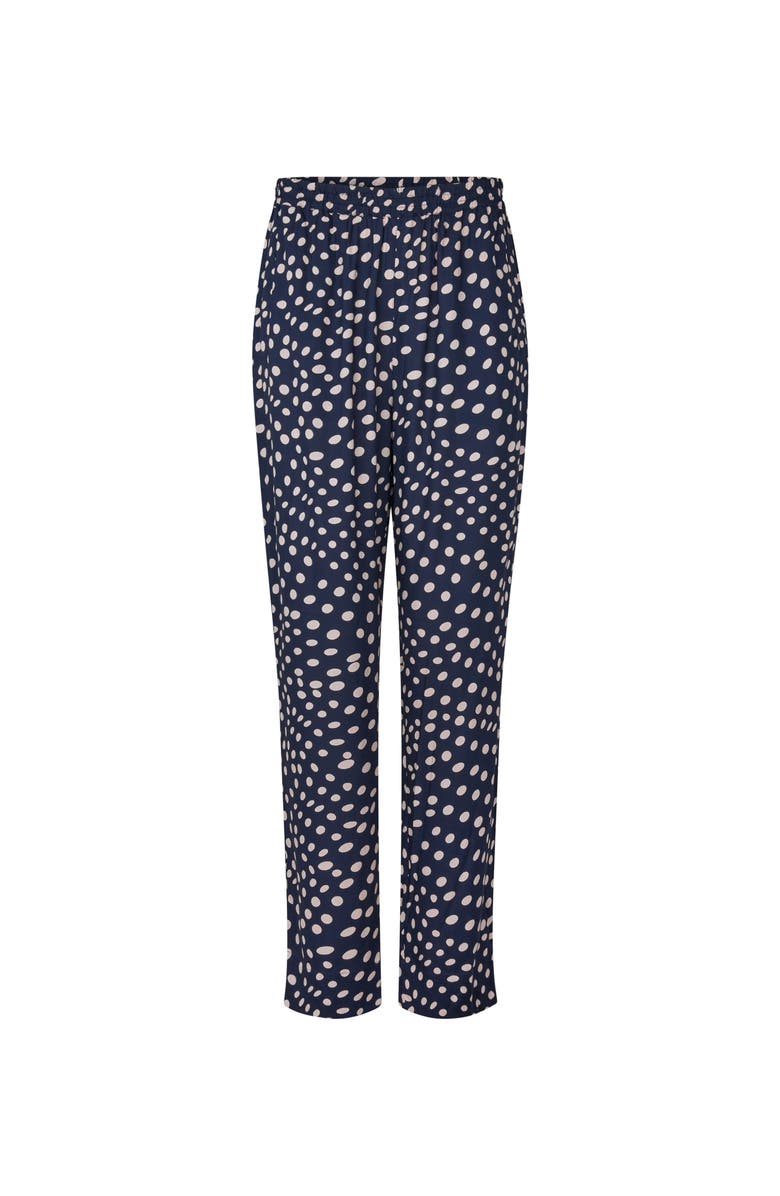 Masai Copenhagen MaPless Polka Dot Tapered Pants, Alternate, color, Navy Blazer