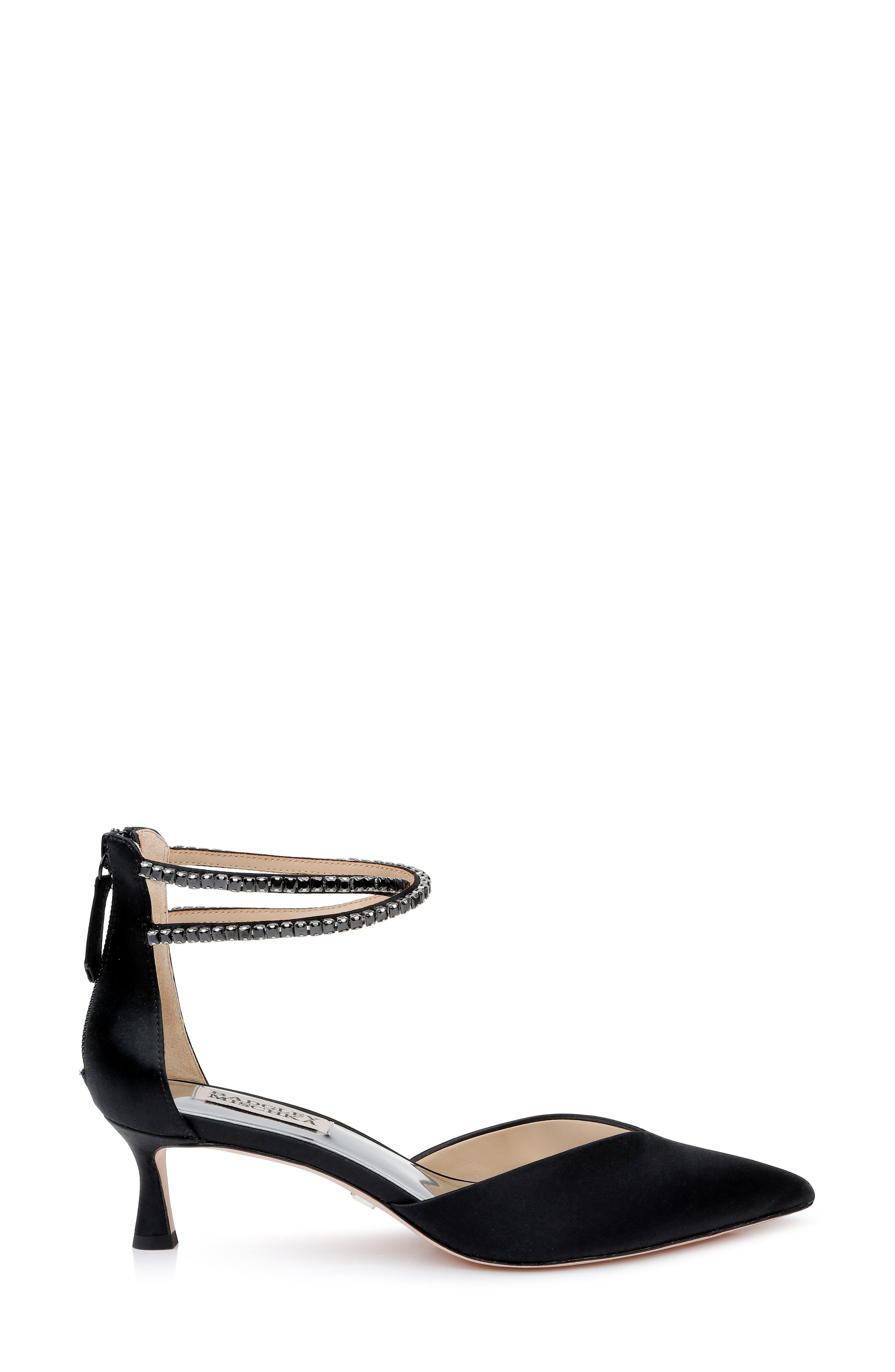 BADGLEY MISCHKA Lilibeth Kitten Heel Ankle Strap Pump, Alternate, color, 