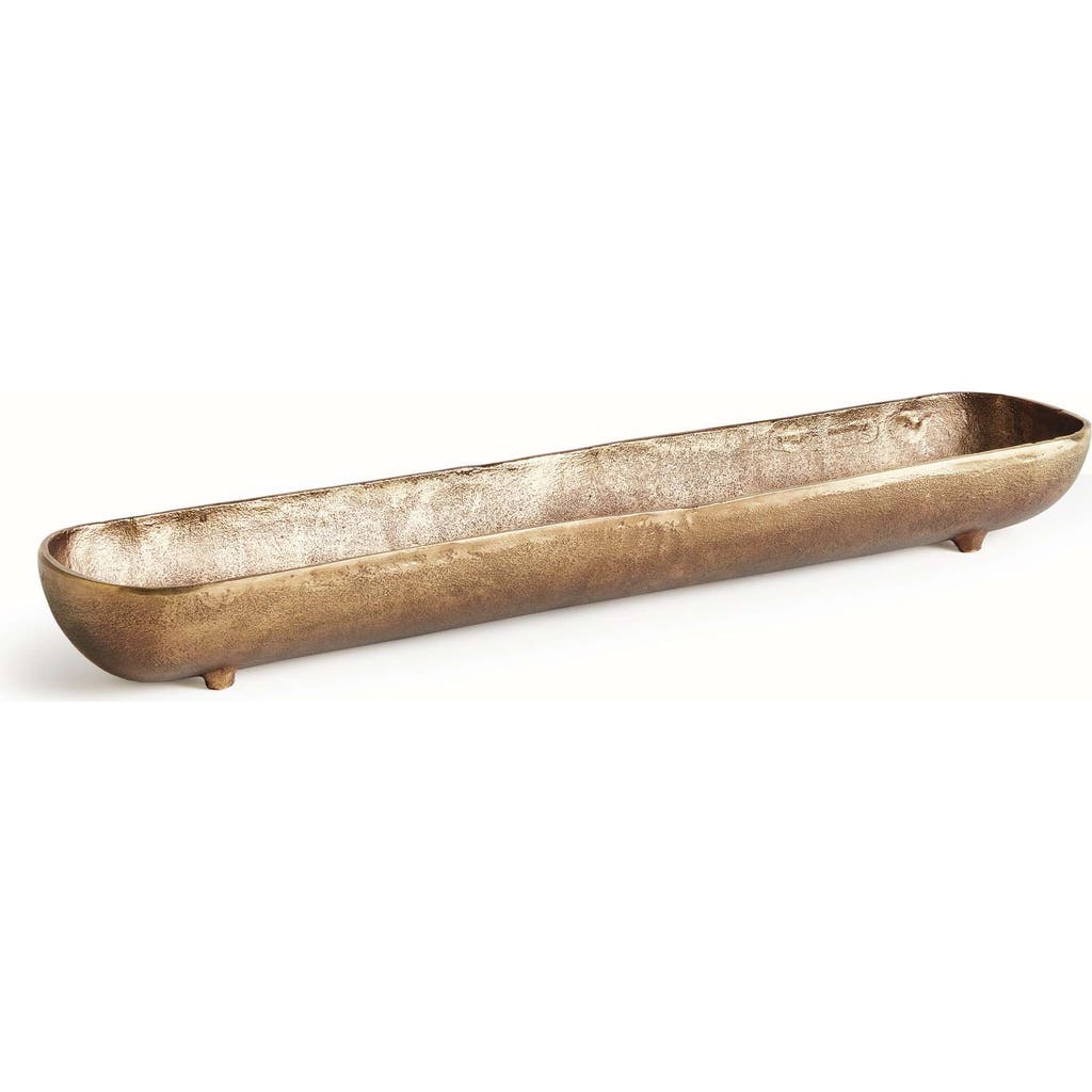 Napa Home & Garden Brandon Narrow Decorative Bowl Large In Gold