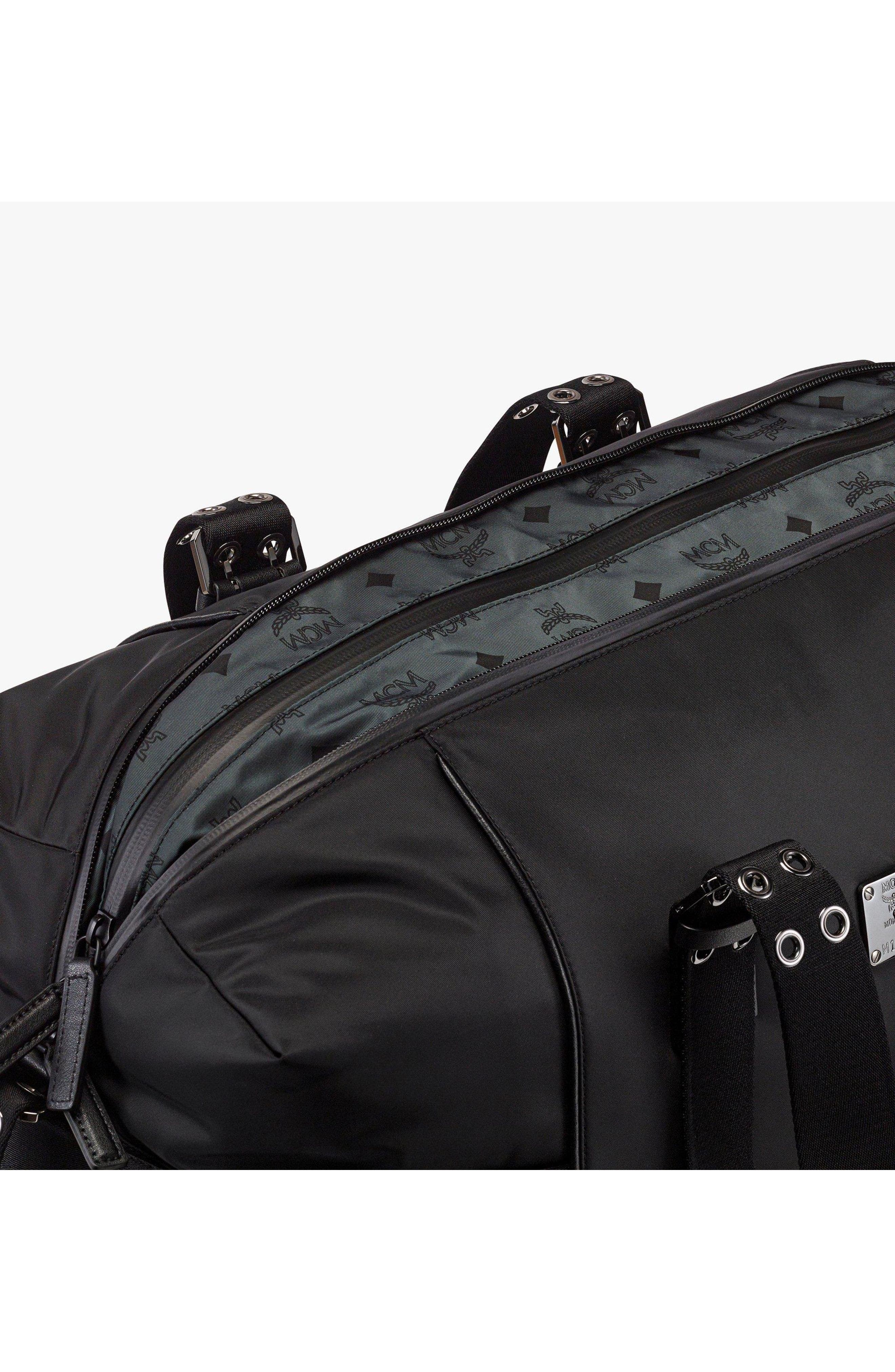 Ottomar Nova Weekender Bag in Monogram ECONYL®, Alternate, color, Black