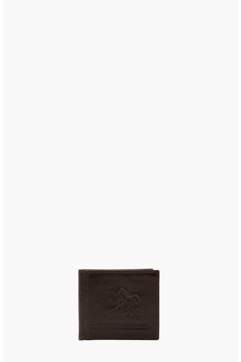 Gentleman Bifold Leather Wallet 572, Main, color, Brown