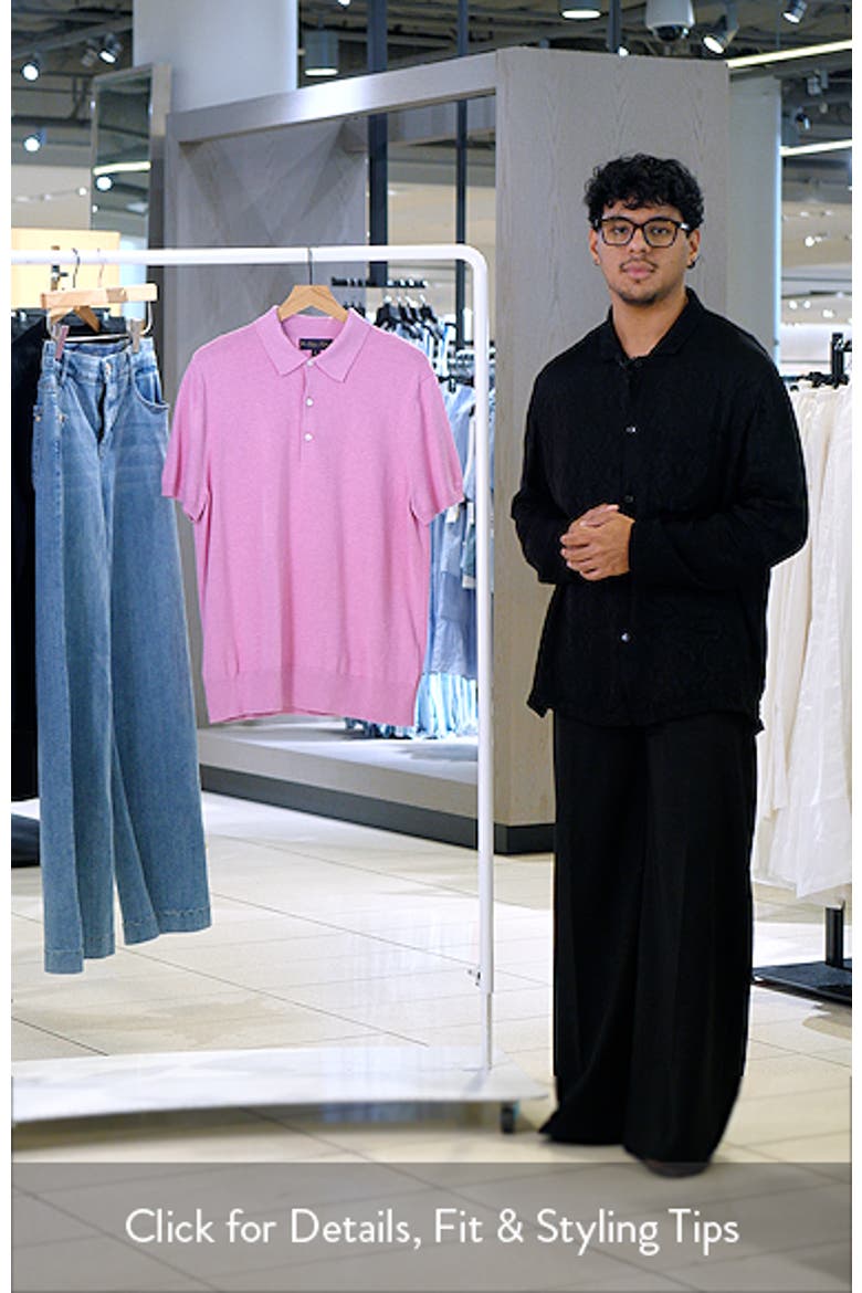 Supima® Cotton Polo Sweater video