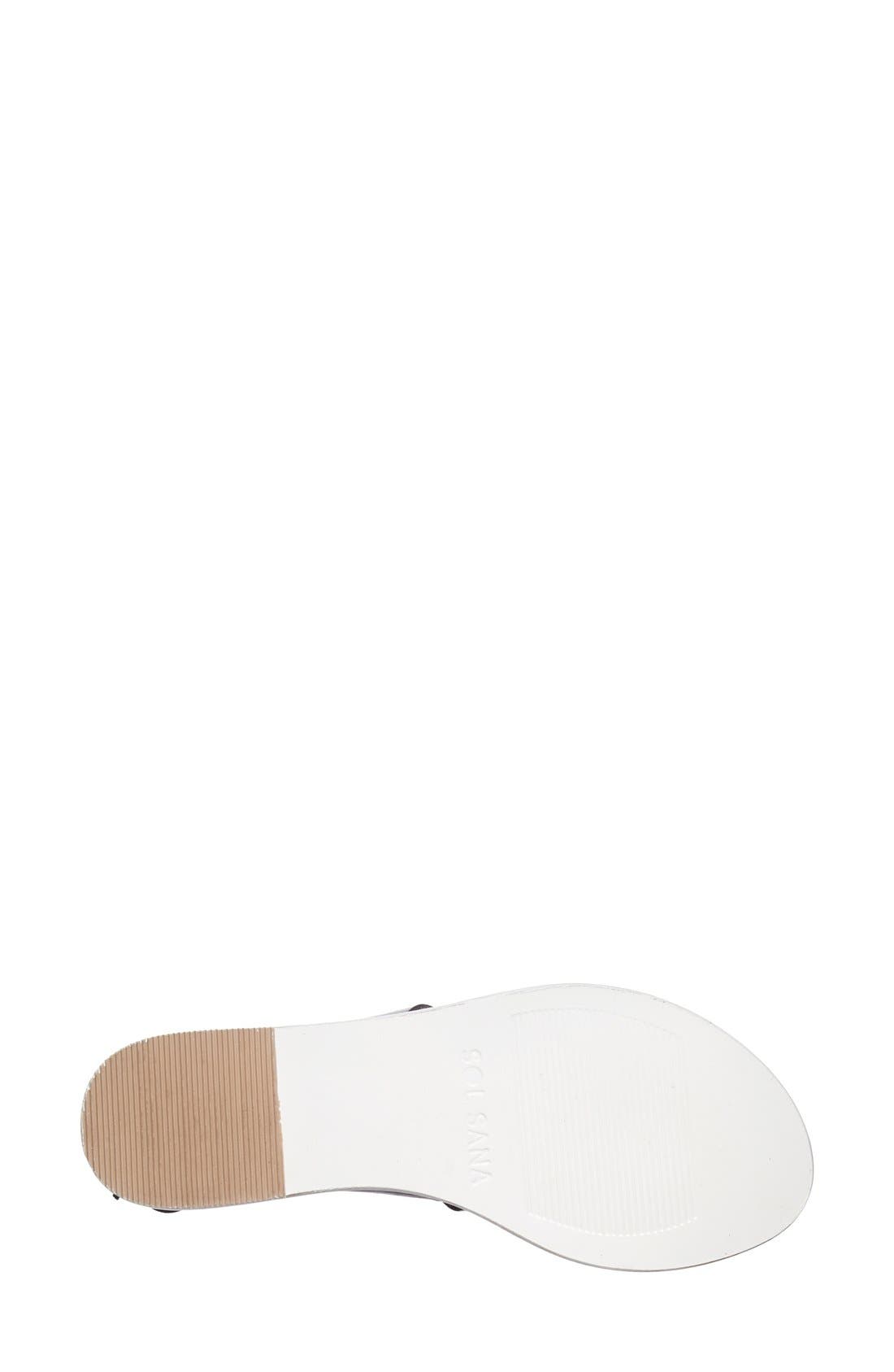 'Adelaide' Sandal, Alternate, color, BLACK
