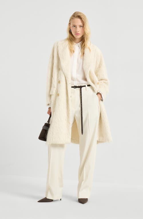 Brunello Cucinelli Loose Cigarette Trousers In Multi