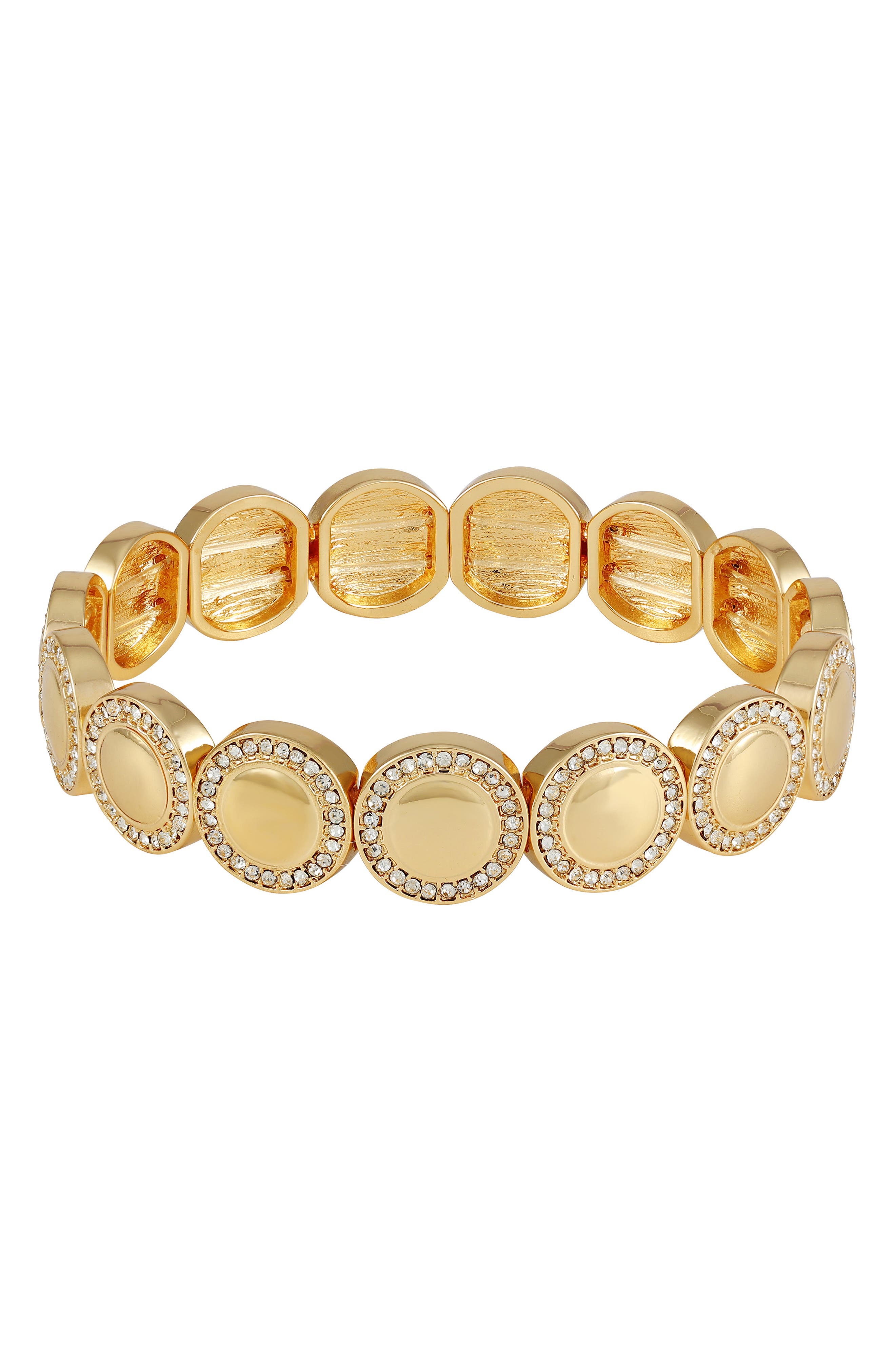 T Tahari Pavé Crystal Stretch Bracelet