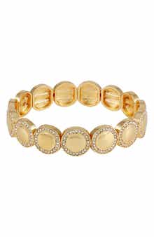 T Tahari Pavé Crystal Stretch Bracelet