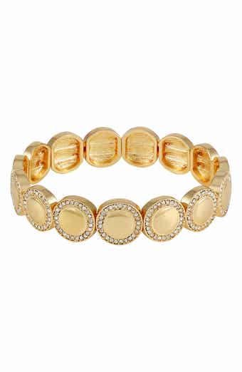 T Tahari Pavé Crystal Stretch Bracelet