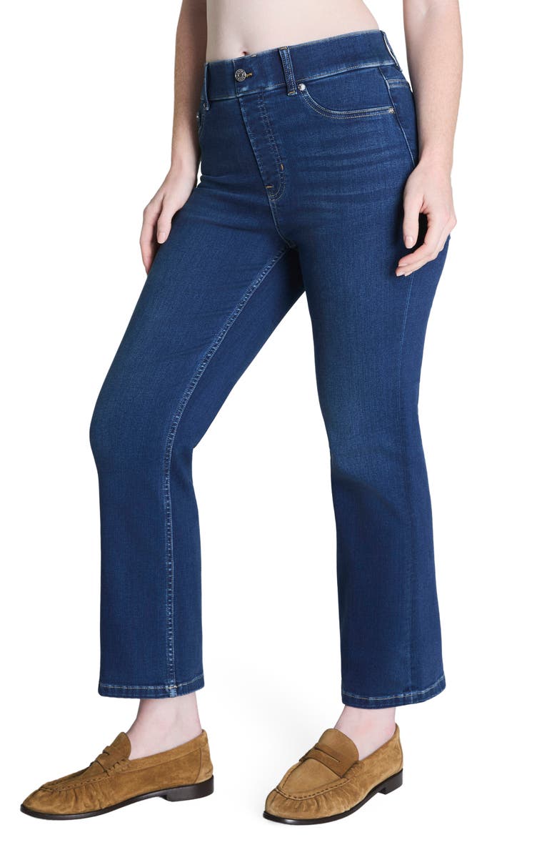 SPANX<sup>®</sup> Pull-On High Waist Kick Flare Jeans 2.0, Alternate, color, Pacific Wash