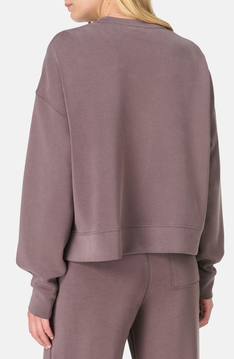 Sweaty Betty Sand Wash Cloud Sweatshirt, Alternate, color, Sable Brow