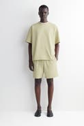 COS Garment-washed Cotton-jersey Shorts