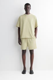 COS Garment-washed Cotton-jersey Shorts