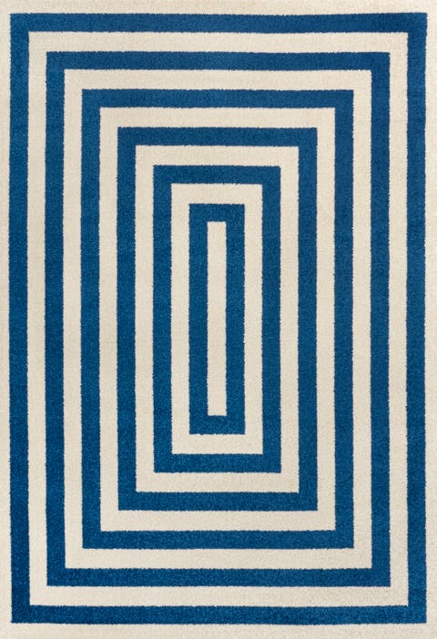 Bandol Modern Classic Mitre Stripe Area Rug