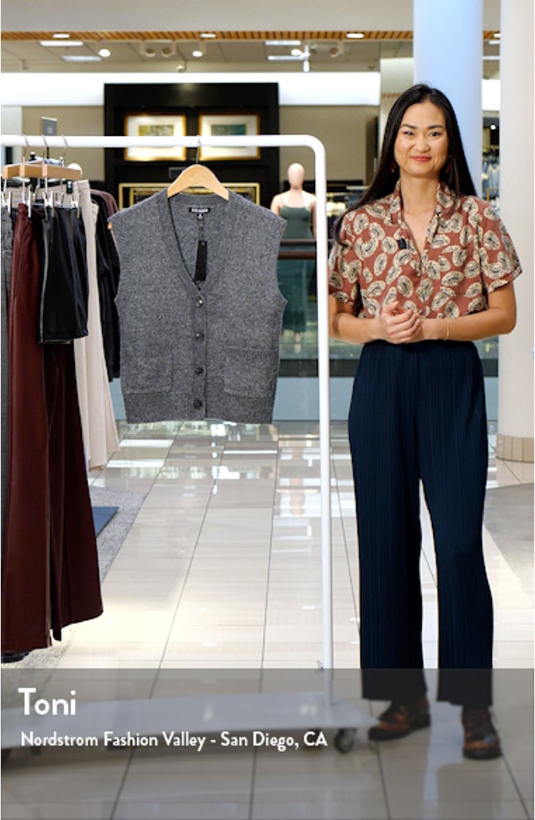 Grayson Button-Up Sweater Vest, sales video thumbnail