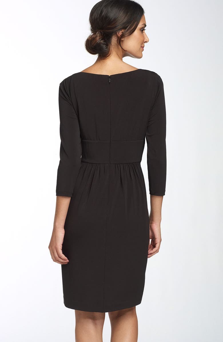 Maggy London Beaded Matte Jersey Dress, Alternate, color, 