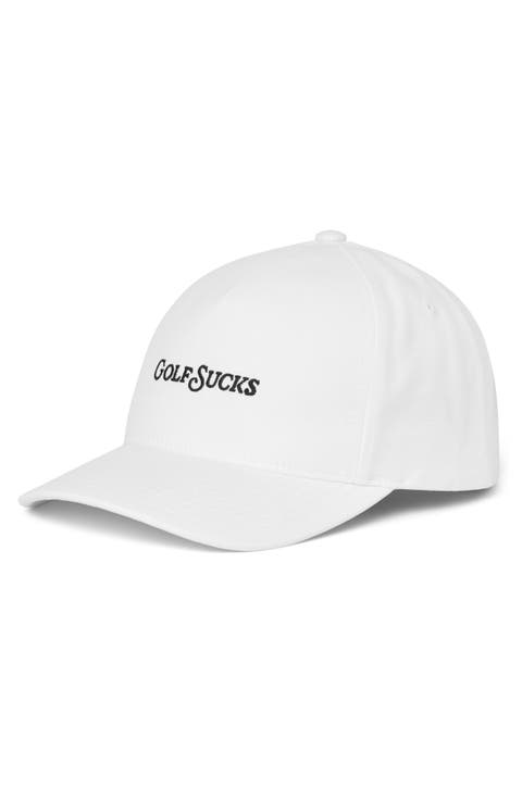 Golf Sucks Six-Panel Snapback Cap