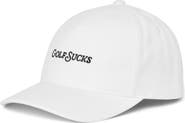 TravisMathew Golf Sucks Six-Panel Snapback Cap