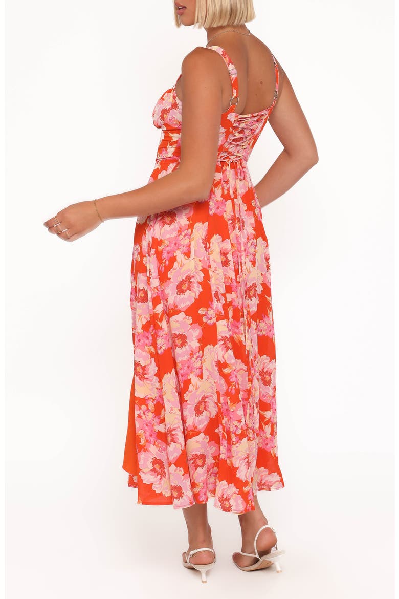 Elodie Floral Midi Sundress, Alternate, color, RED FLORAL