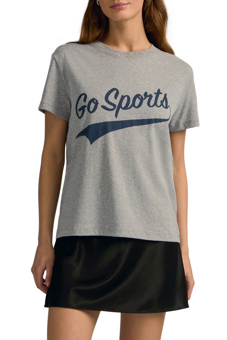 Go Sports Graphic T-Shirt, Main, color, HEATHER GREY W/ NA