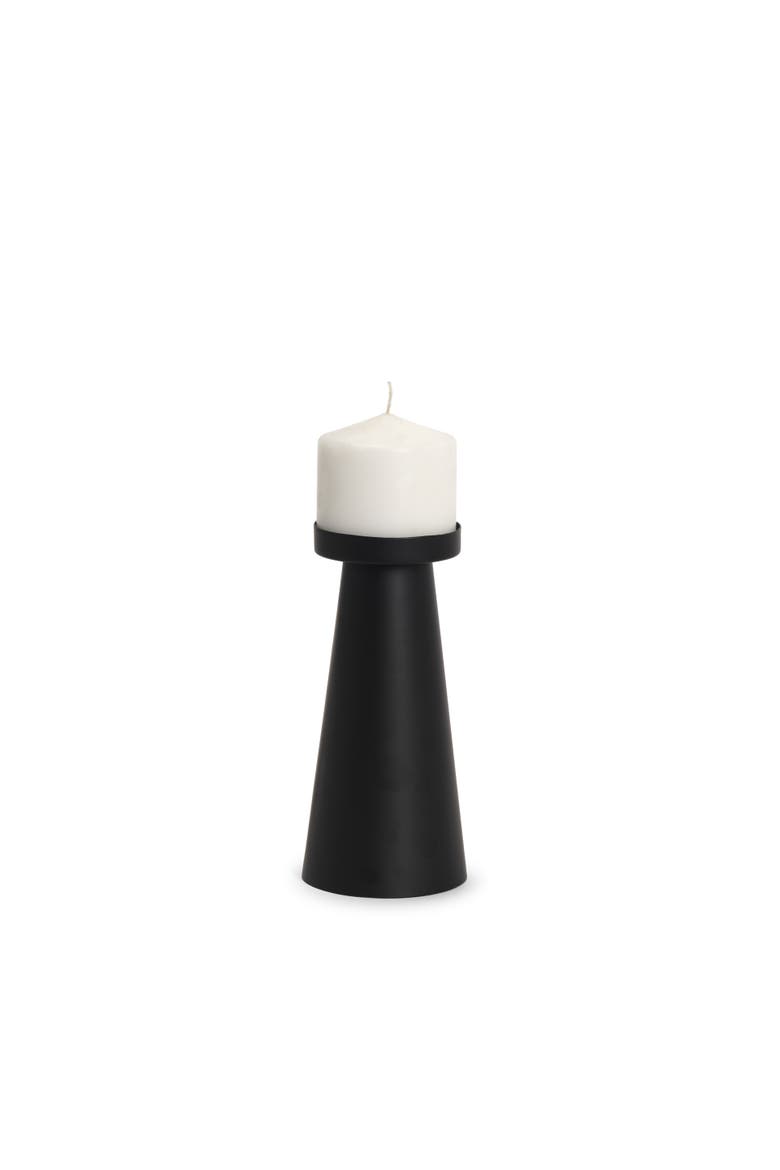 Quadir Metal Candle Holder, Alternate, color, Black