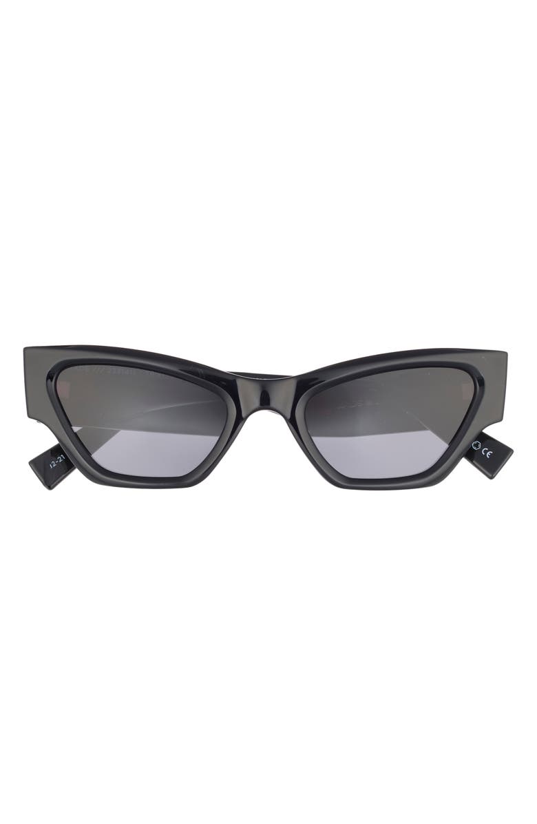 Le Specs Charade 52mm Cat Eye Sunglasses, Main, color, Black