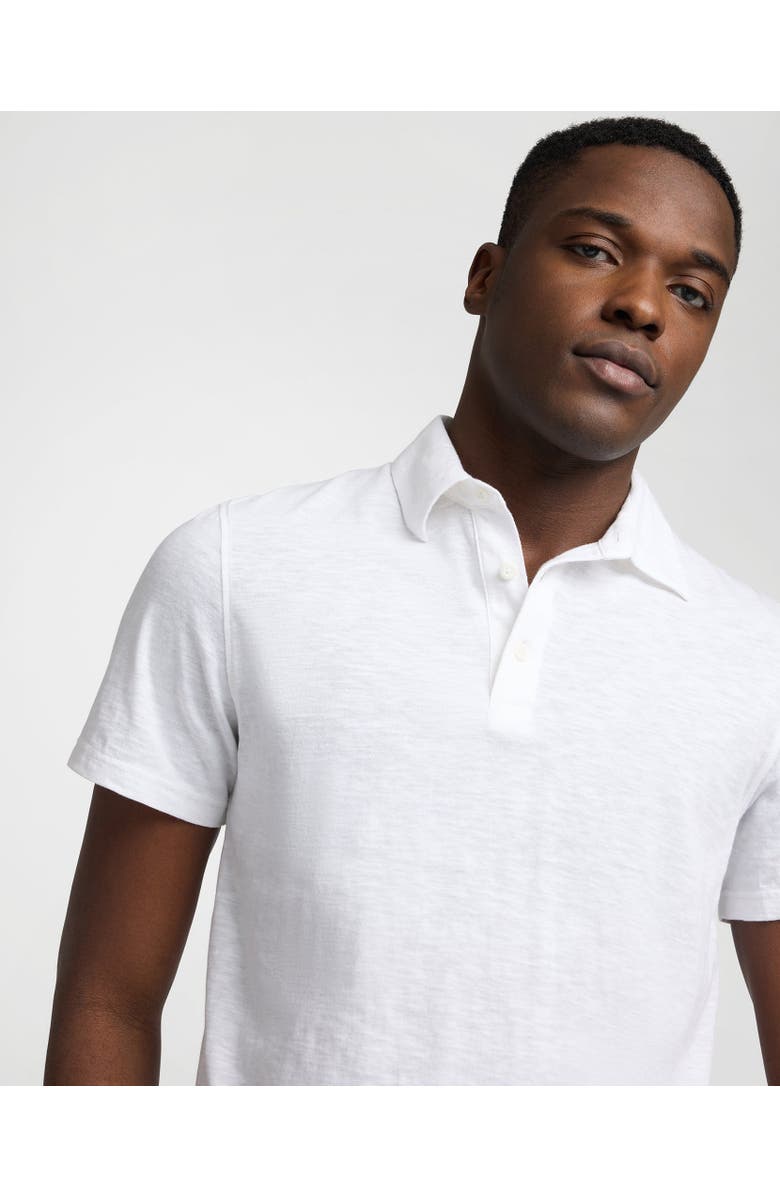 Onia Short Sleeve Polo, Alternate, color, White