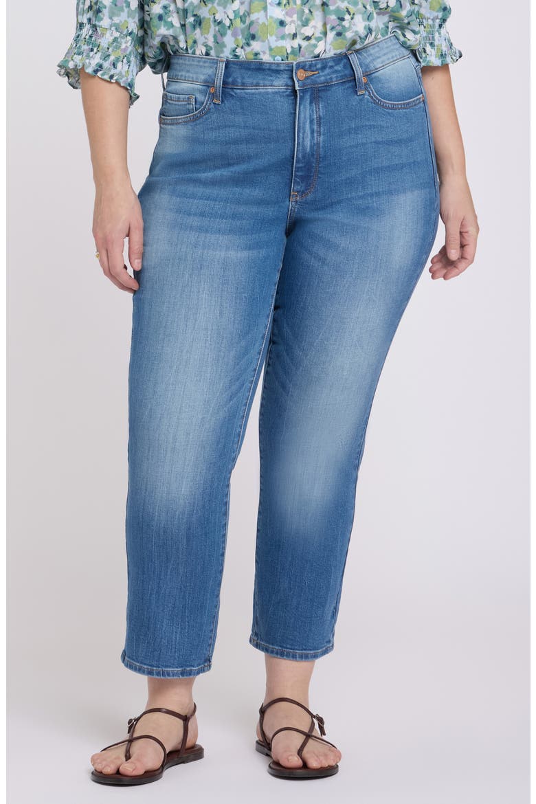 Marilyn Floral Pocket Straight Leg Ankle Jeans, Main, color, PACIFICA
