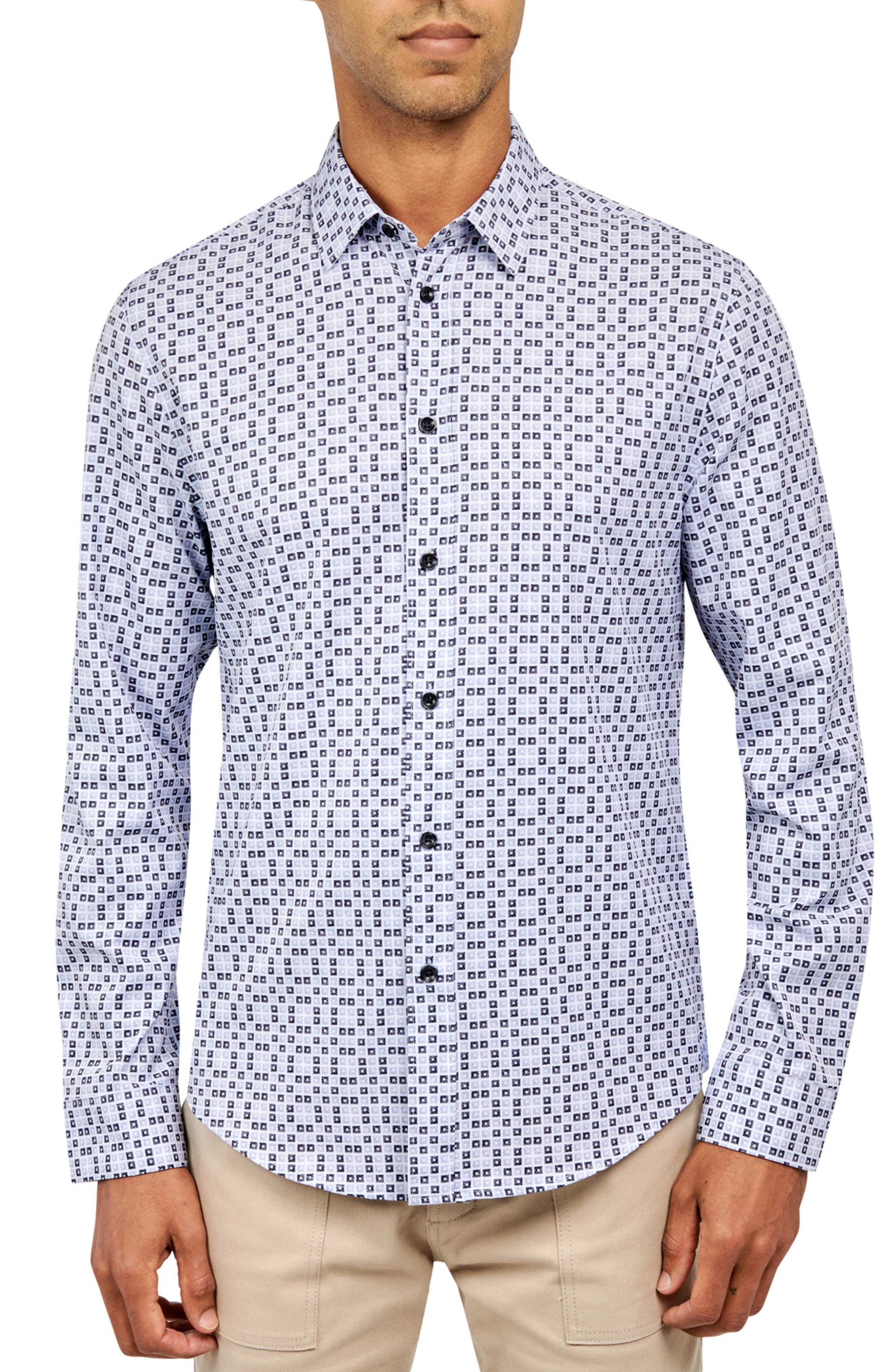 Brooklyn Brigade Stockton Square Geo Long Sleeve Shirt