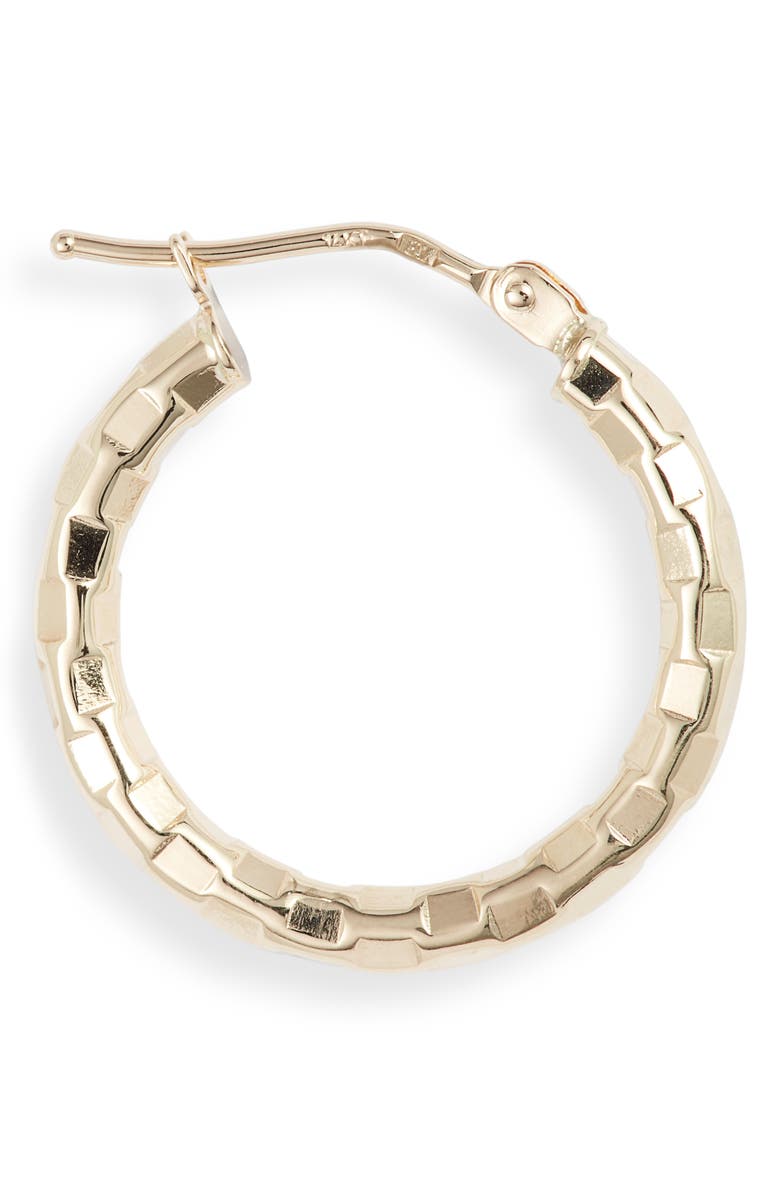 Bony Levy Hammered 14K Gold Hoops, Alternate, color, 