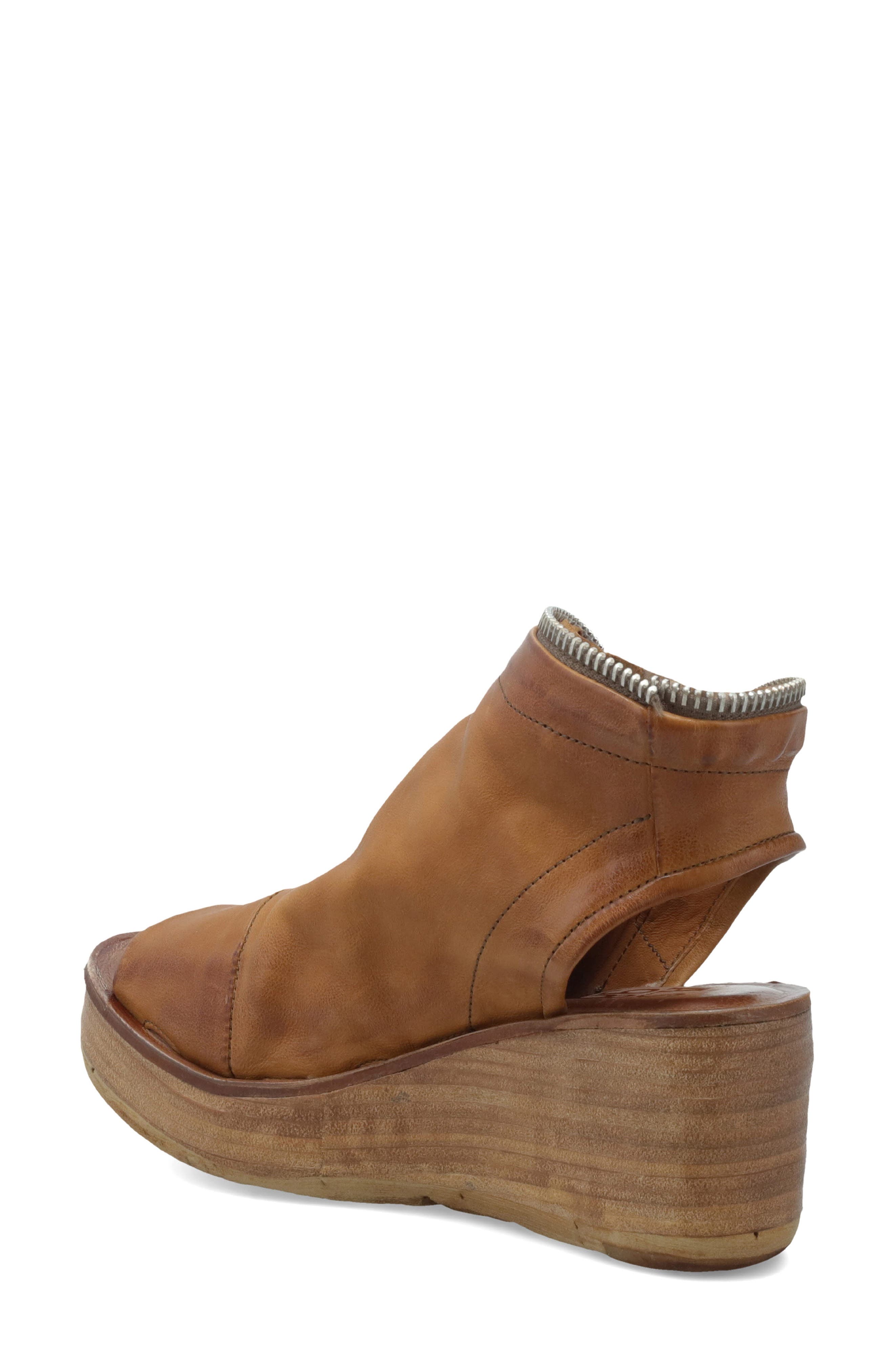 A.S.98 Naylor Platform Wedge Sandal, Alternate, color, Camel
