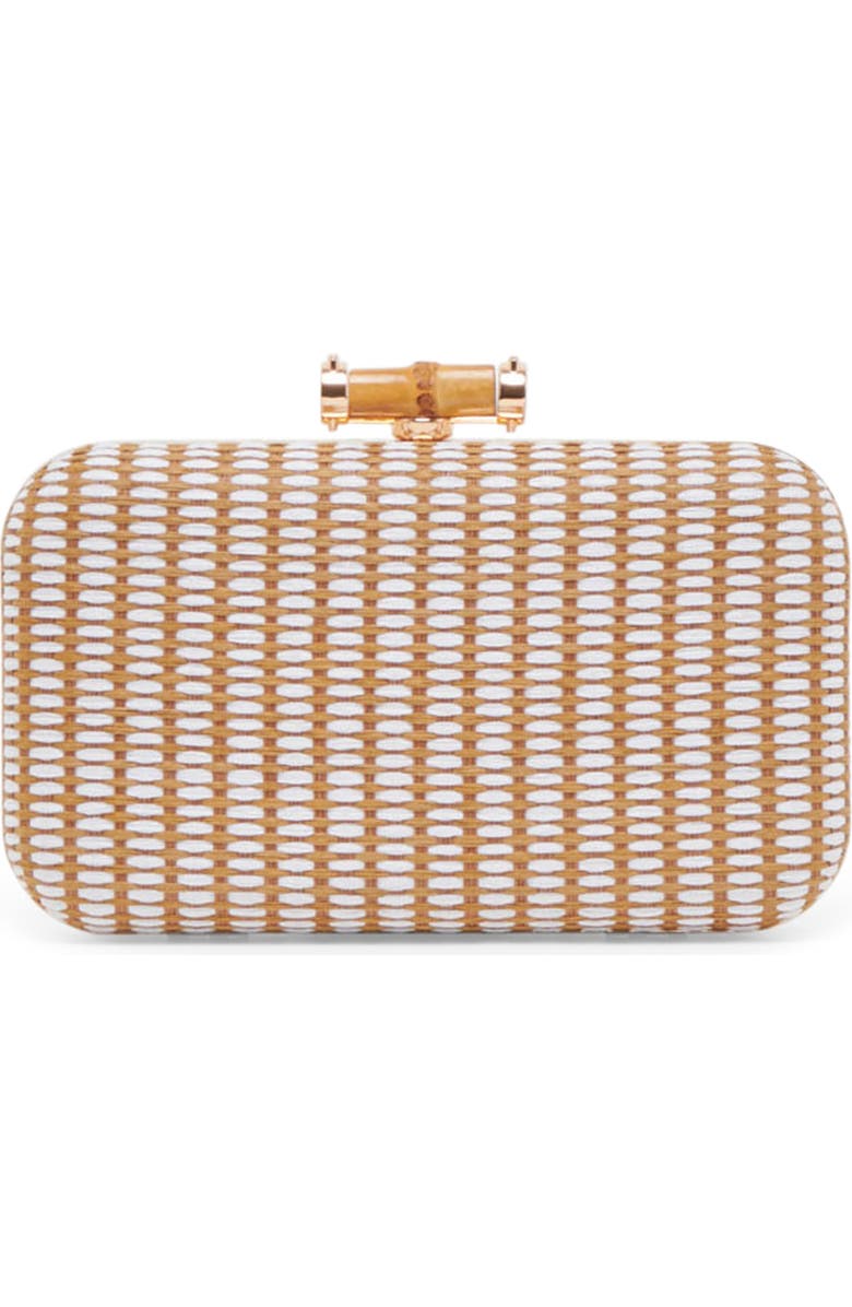 Dolce Vita Symi Raffia Convertible Clutch, Main, color,