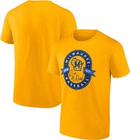 FANATICS Men's Fanatics Branded Gold Milwaukee Brewers Iconic Glory Bound T-Shirt