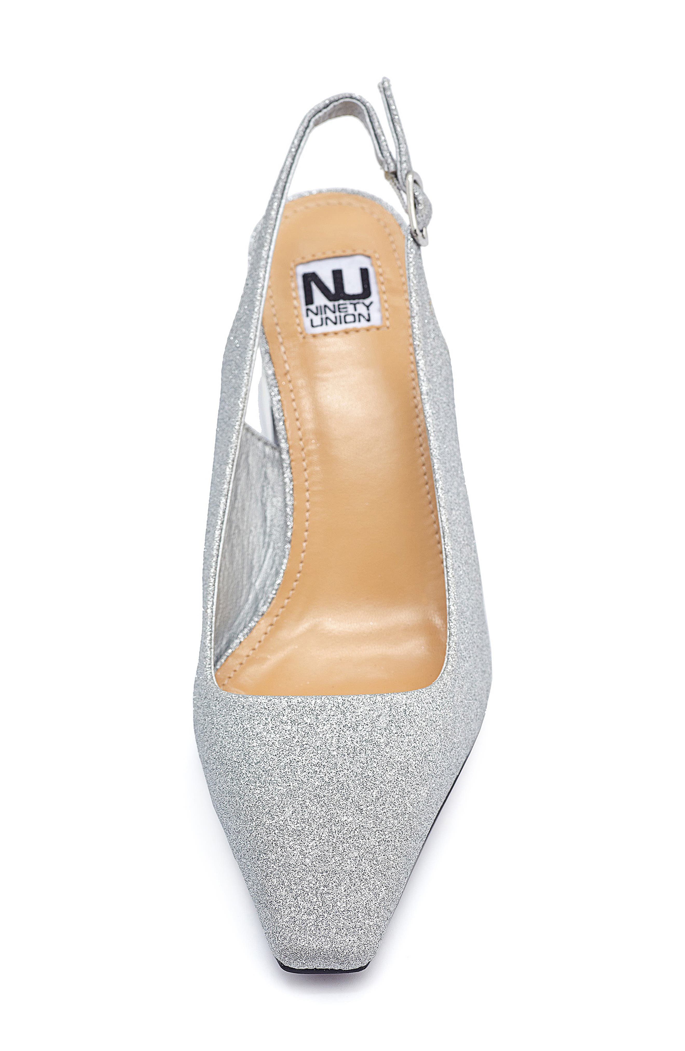 Boca Slingback Pump, Alternate, color, SILVER
