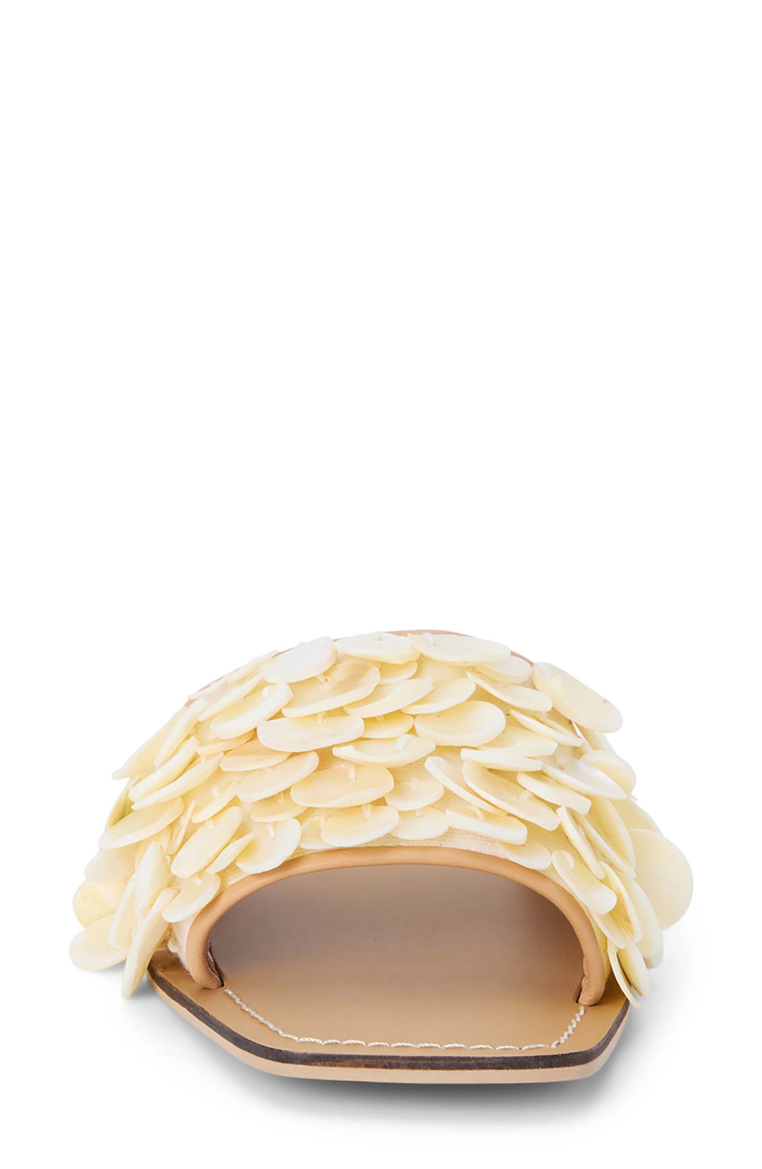 Waverly Slide Sandal, Alternate, color, NATURAL/ WHITE