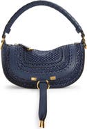 Chloé Mini Marcie Raffia Effect Shoulder Bag
