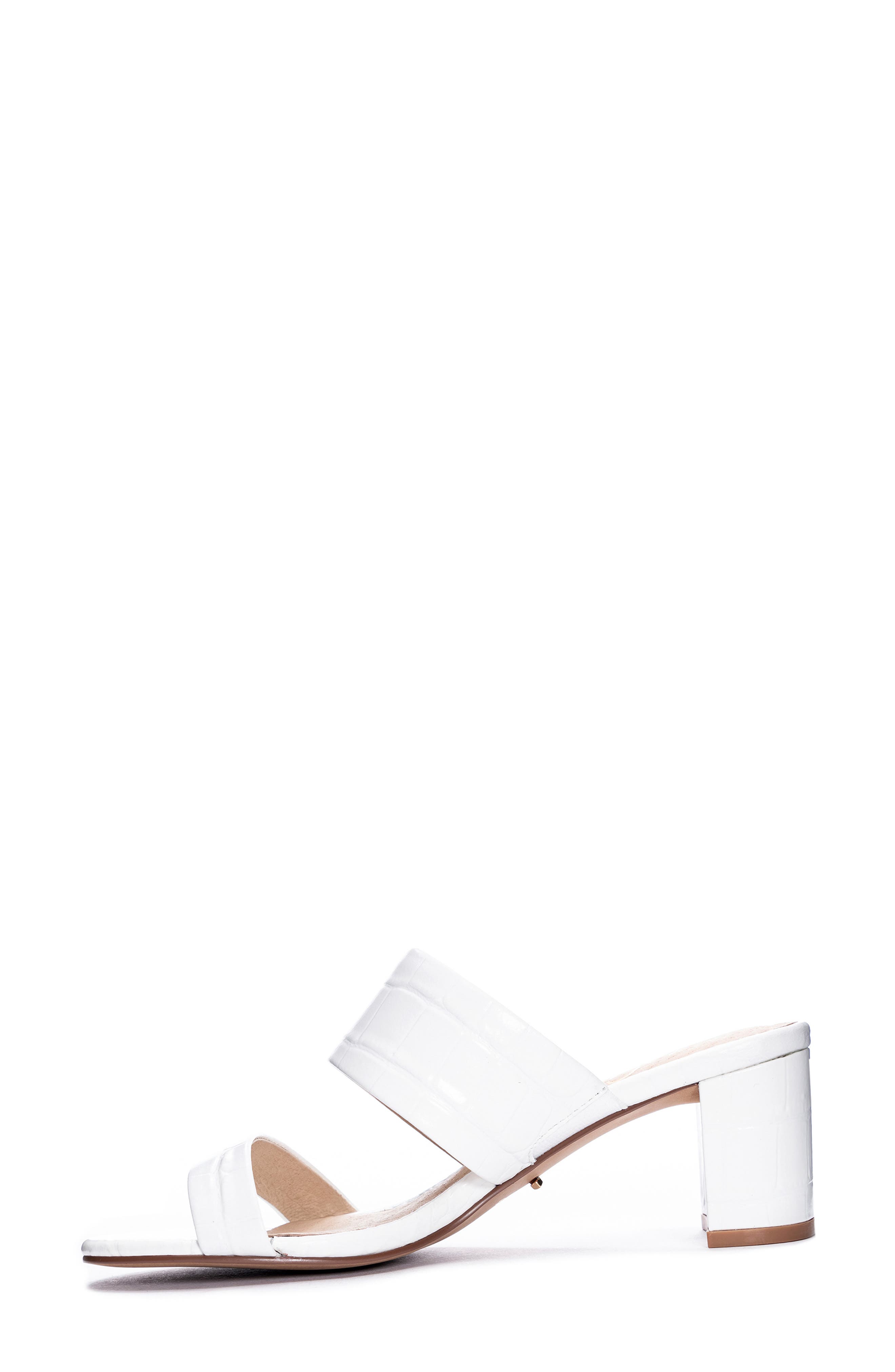 Liya Slide Sandal, Alternate, color, WHITE
