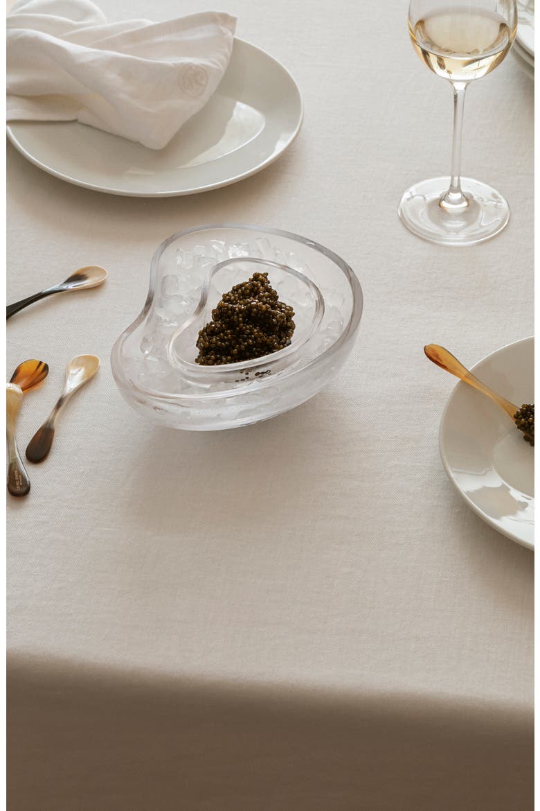 Indulgence 2-Piece Crystal Caviar Dish Set, Alternate, color, NO COLOR