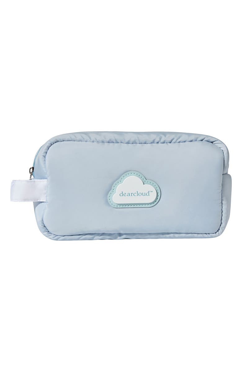 dearcloud Cosmetics Bag, Main, color, Pastel Blue