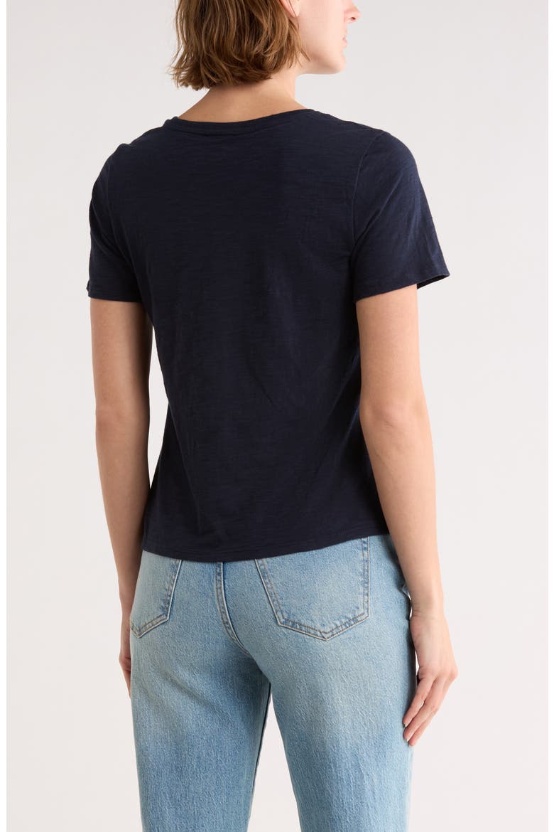 Script Oui Oui T-Shirt, Alternate, color, NAVY/ WINEBERRY