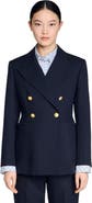 SANDRO Slim-fit wool suit jacket