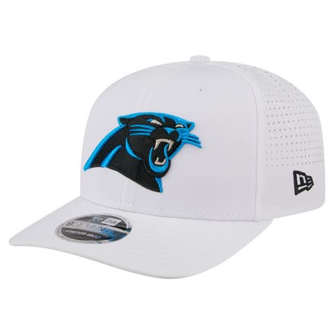 Men's New Era White Carolina Panthers Name Plate 9SEVENTY Adjustable Hat
