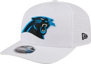 New Era Men's New Era White Carolina Panthers Name Plate 9SEVENTY Adjustable Hat