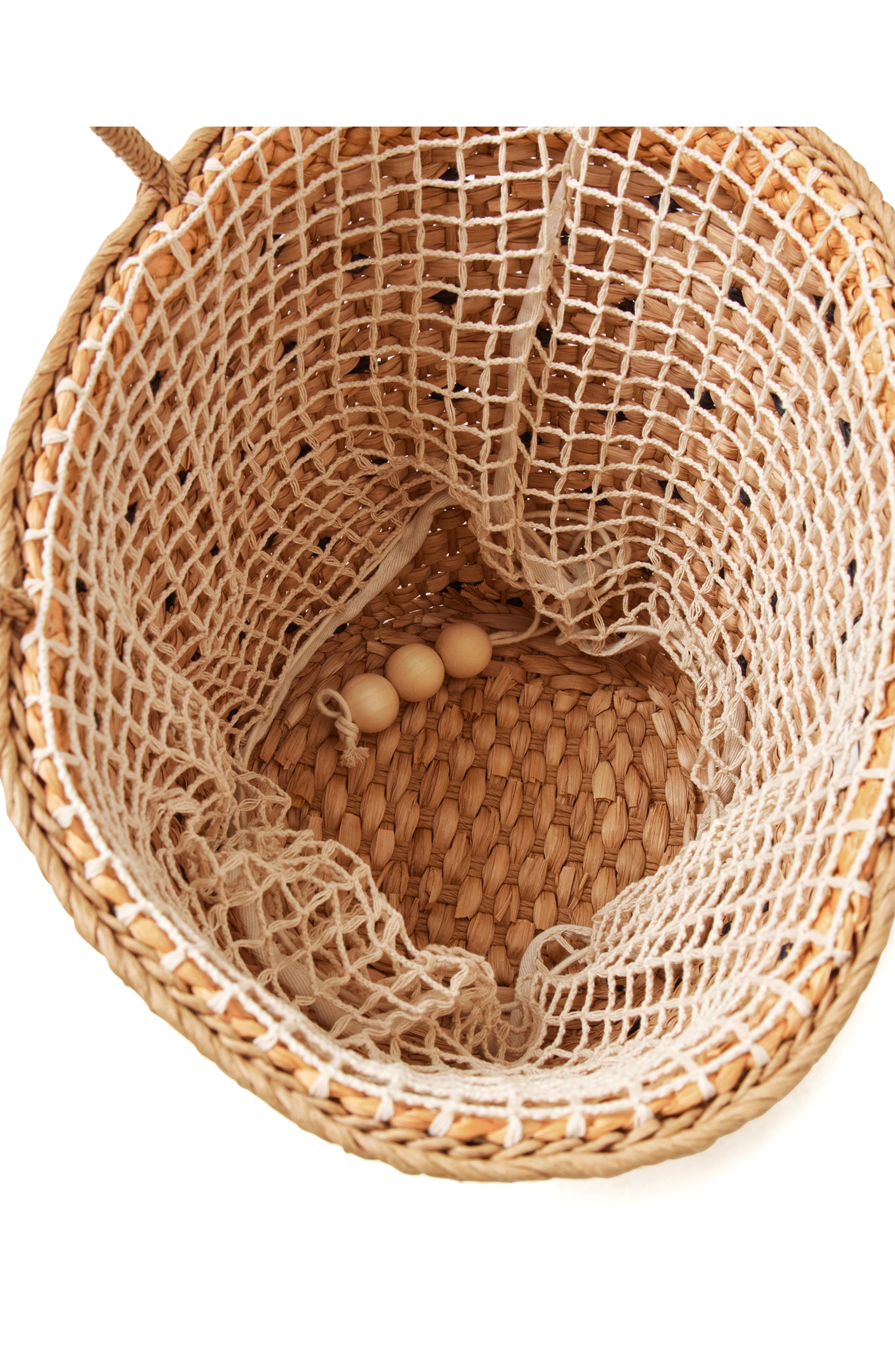 LSPACE Palma Nights Jute Tote, Alternate, color, Natural/ Black